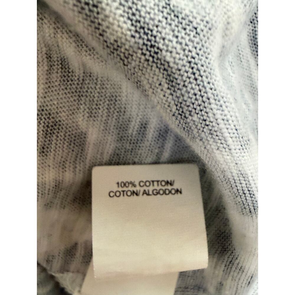 Lucky Brand Floral Top Women’s M Navy White Cotton Long Sleeve Boho - Picture 6 of 7